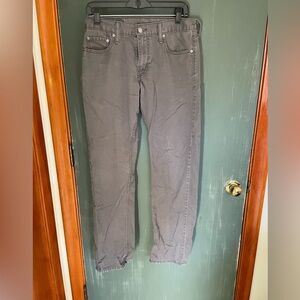 Men’s Levi’s 514 gray  jeans waist 30 length 32
